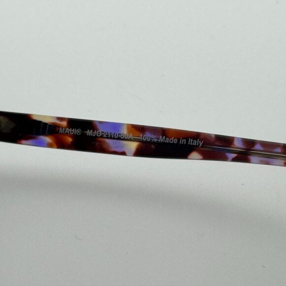 Maui Jim MJO2110-50A Violet Tortoise EYEGLASSES FRAME 52-15-135 B37 Italy H12760 - Picture 6 of 7